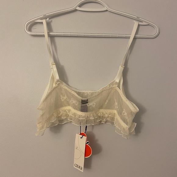 Cider Heaven Sent Lace Raffle Bralette - Picture 3 of 6